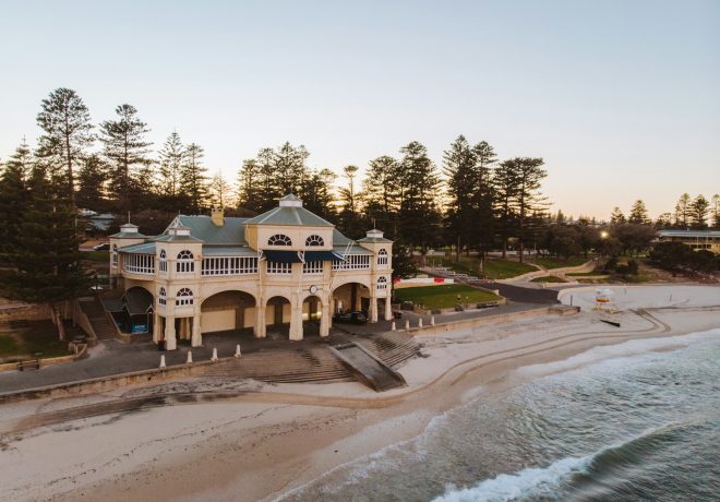 house near seashore